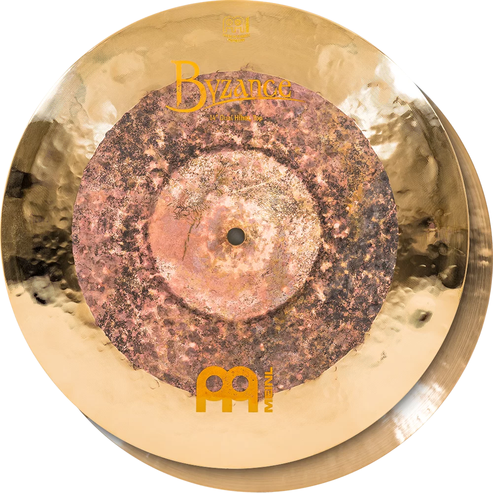 Par de platillos Meinl B14DUH Byzance de 14" con hi-hat doble y video de demostración